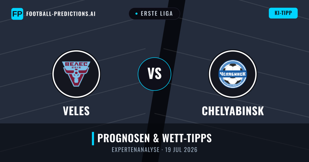 Veles vs Chelyabinsk — Prognose und Spielvorschau