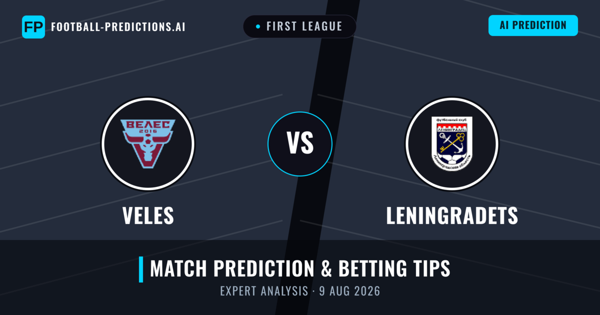 Veles vs Leningradets — match prediction & preview