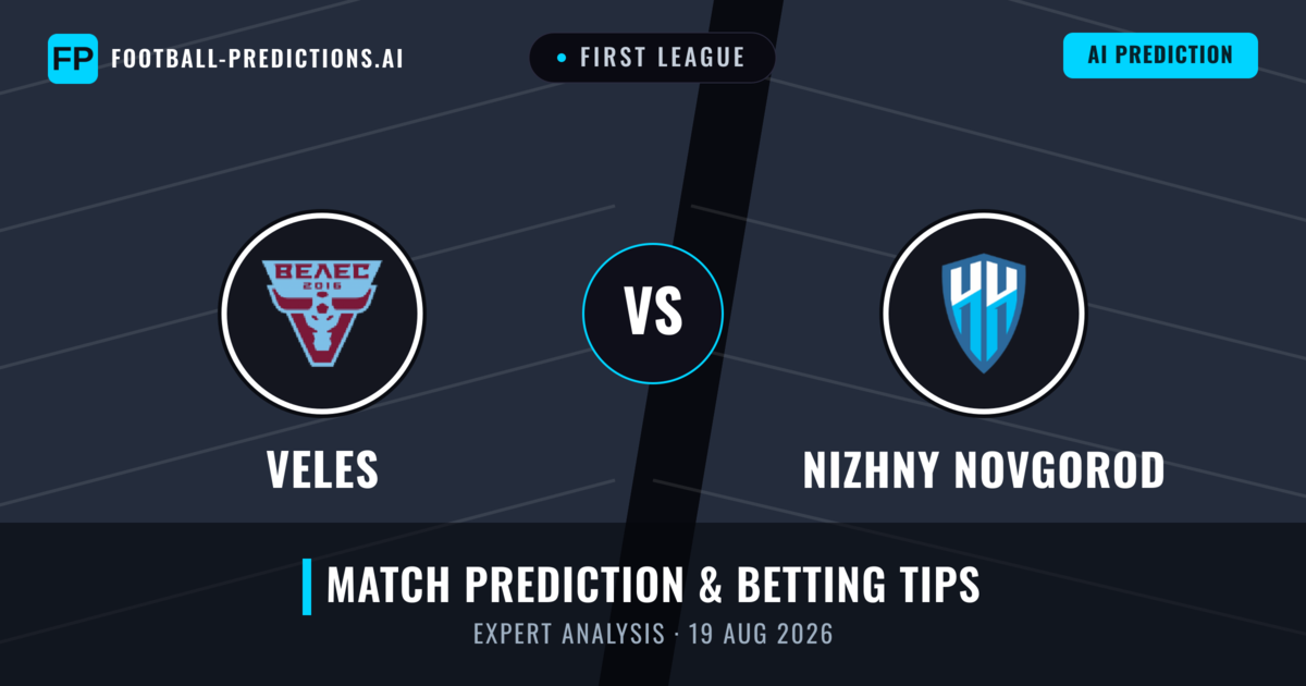 Veles vs Nizhny Novgorod — match prediction & preview