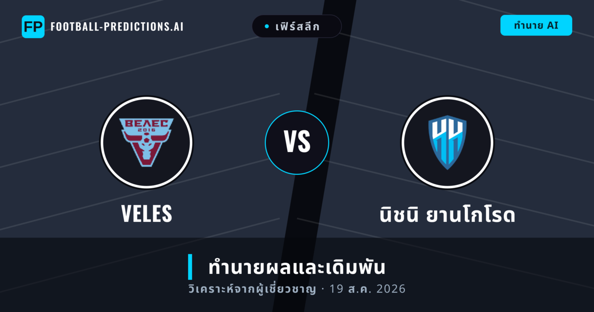 Veles พบ นิชนิ ยานโกโรด — ทำนายผลและพรีวิวการแข่งขัน