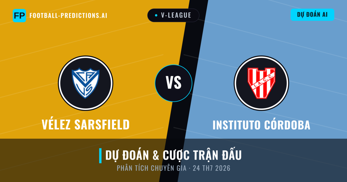 Vélez Sarsfield vs Instituto Córdoba — dự đoán và xem trước trận đấu