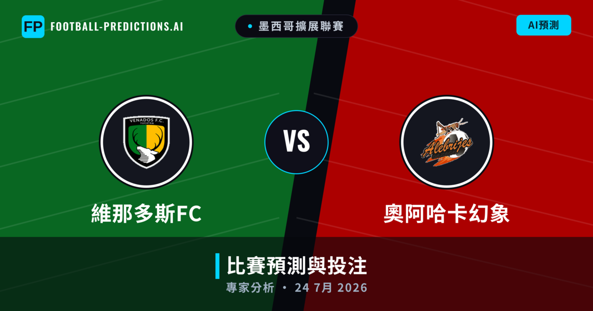 維那多斯FC vs 奧阿哈卡幻象 — 比赛预测和前瞻