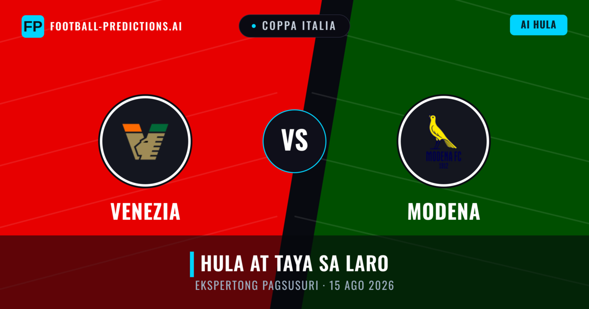 Venezia vs Modena — hula at preview ng laban