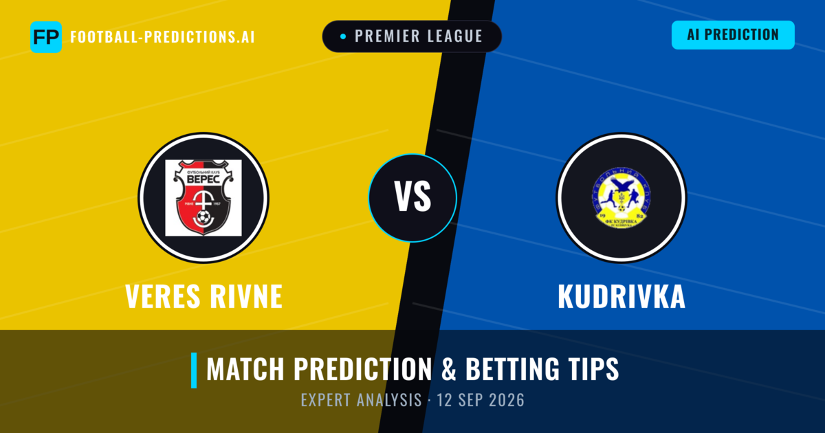 Veres Rivne vs Kudrivka — match prediction & preview