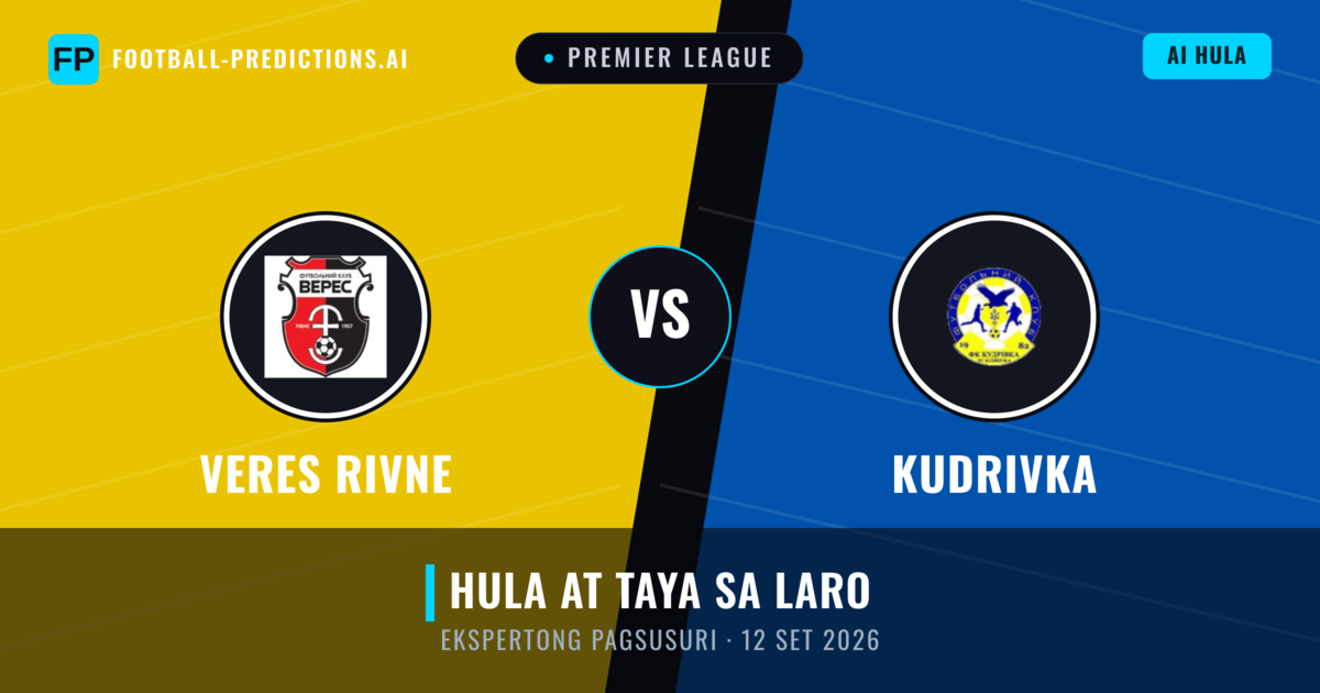 Veres Rivne vs Kudrivka — hula at preview ng laban