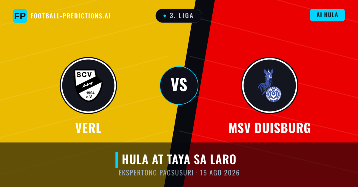 Verl vs MSV Duisburg — hula at preview ng laban