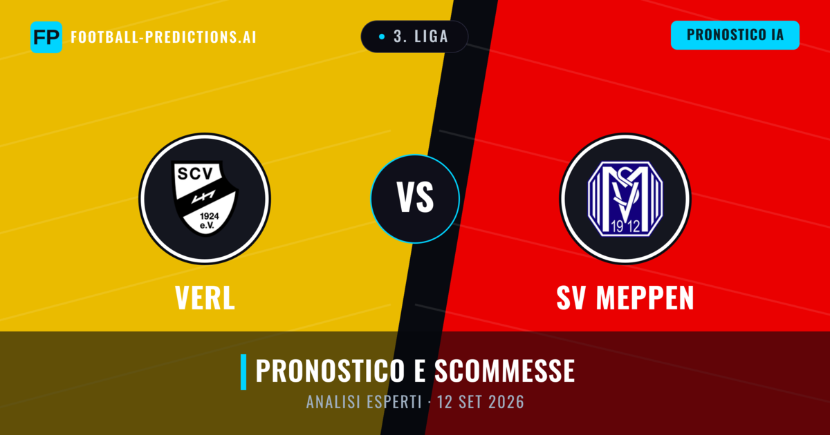 Verl vs SV Meppen — pronostico e anteprima del match