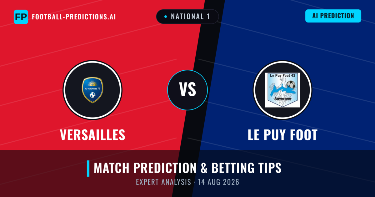 Versailles vs Le Puy Foot — match prediction & preview