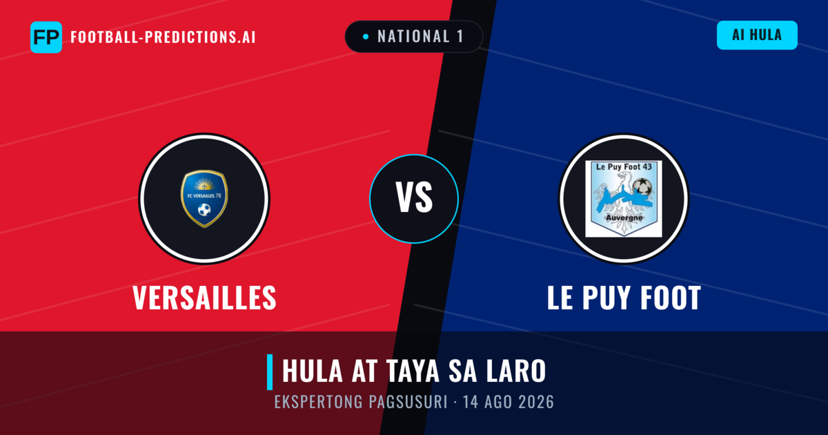Versailles vs Le Puy Foot — hula at preview ng laban