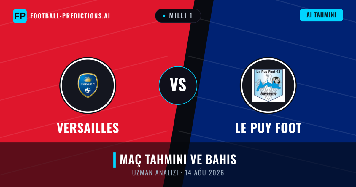 Versailles - Le Puy Foot — maç tahmini ve önizleme