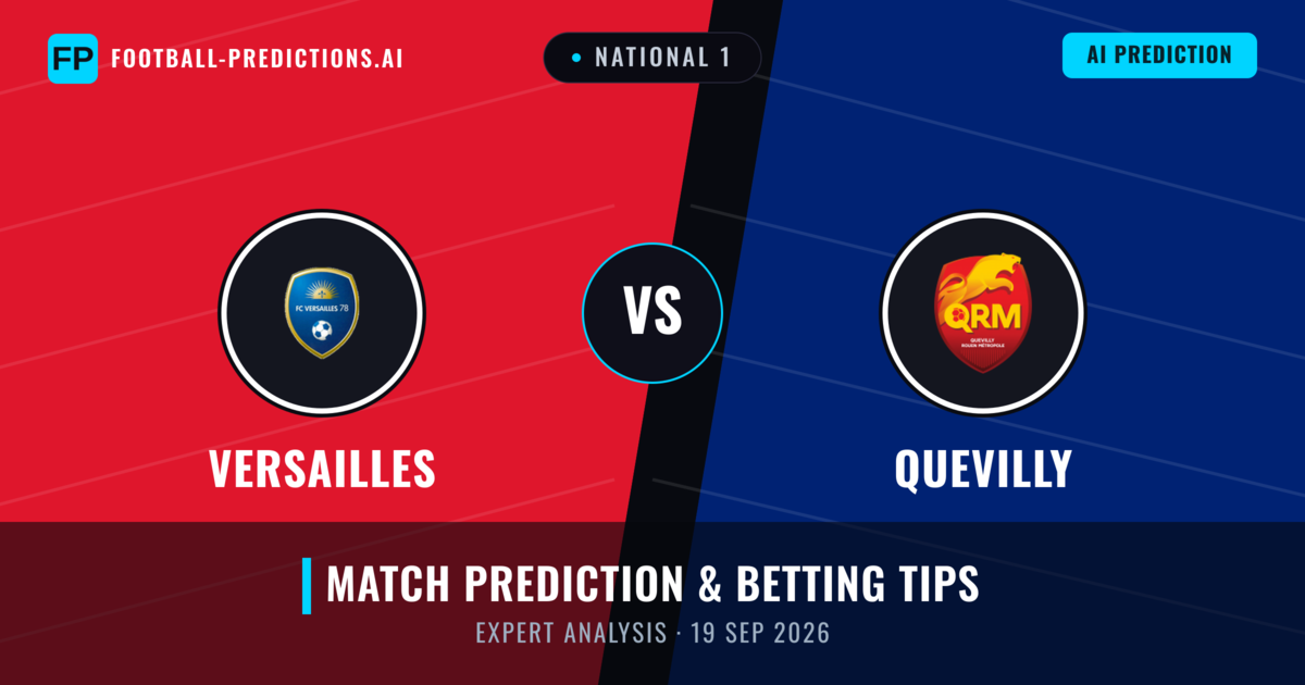 Versailles vs Quevilly — match prediction & preview