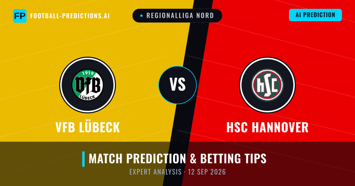 VfB Lübeck vs HSC Hannover — match prediction & preview