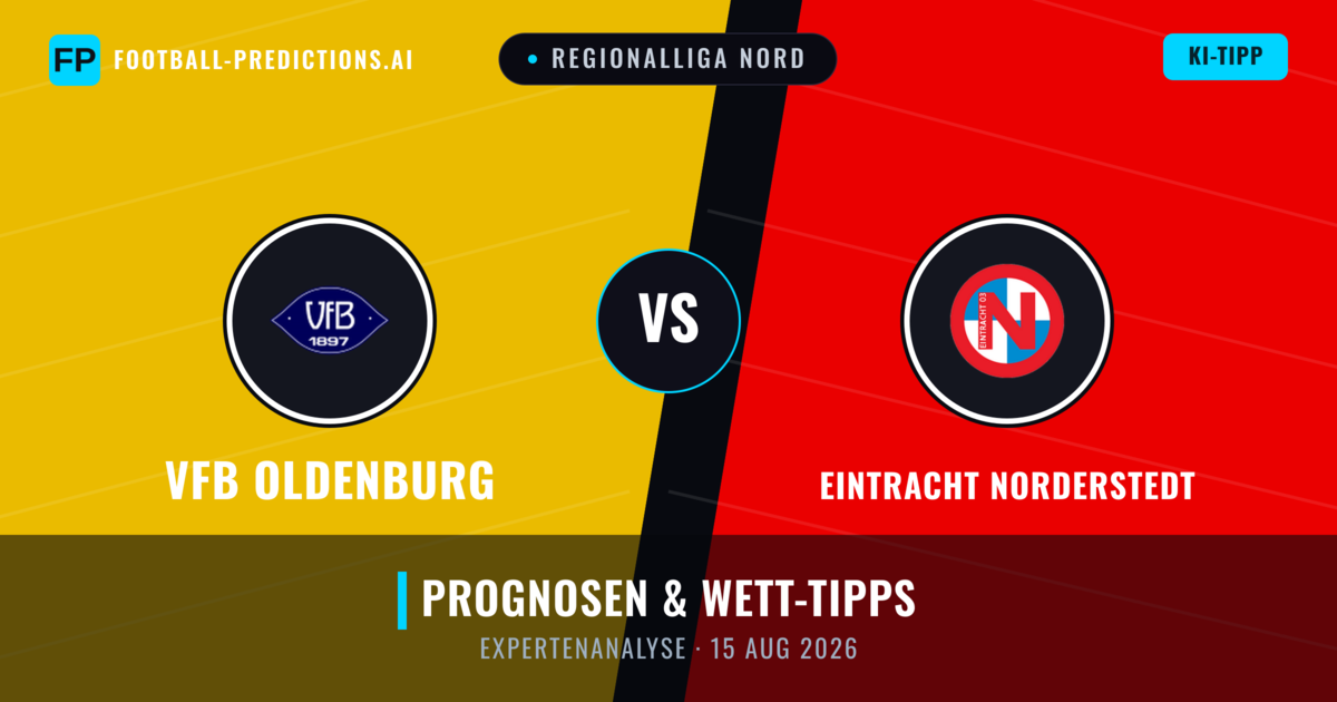 VfB Oldenburg vs Eintracht Norderstedt — Prognose und Spielvorschau