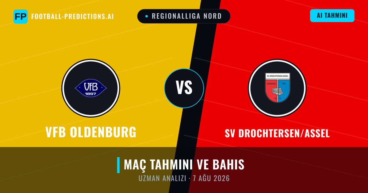 VfB Oldenburg - SV Drochtersen/Assel — maç tahmini ve önizleme