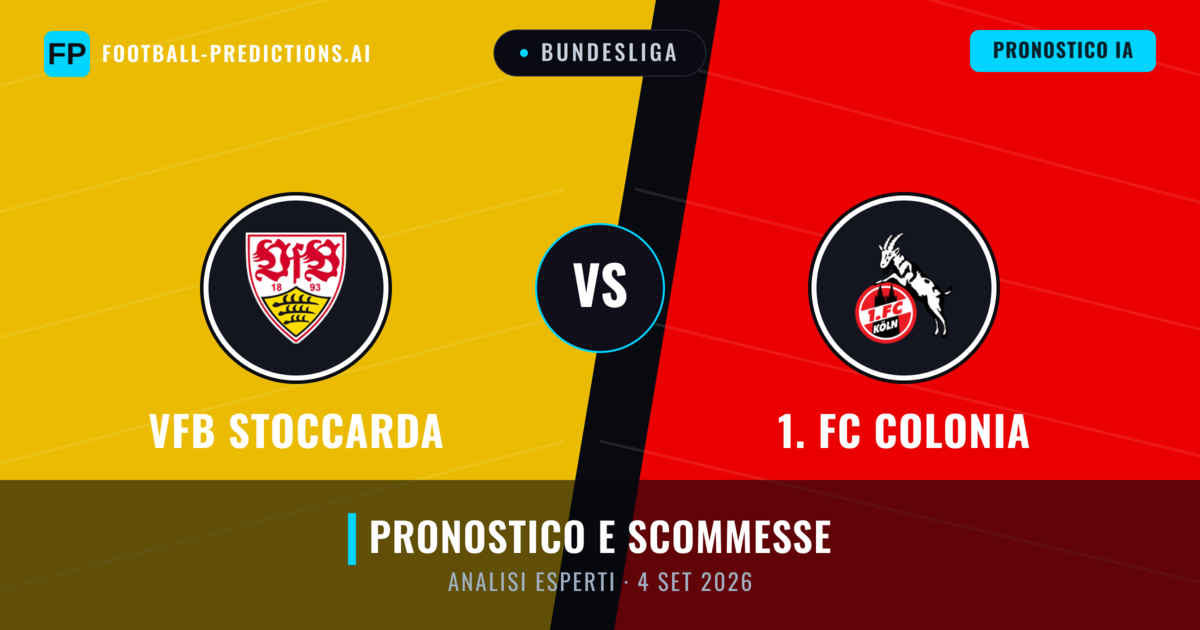 VfB Stoccarda vs 1. FC Colonia — pronostico e anteprima del match
