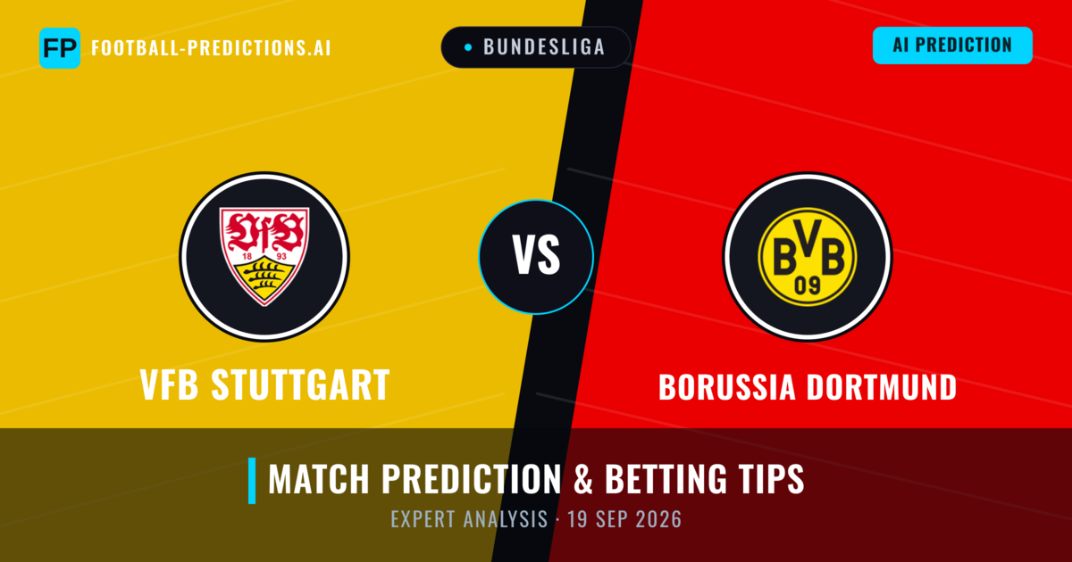 VfB Stuttgart vs Borussia Dortmund — match prediction & preview