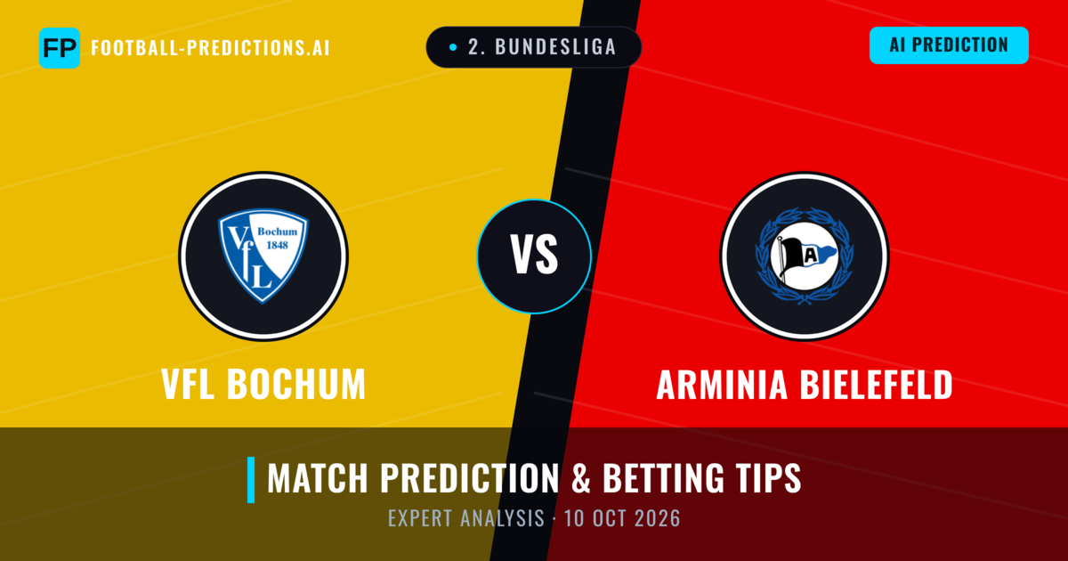 VfL Bochum vs Arminia Bielefeld — match prediction & preview