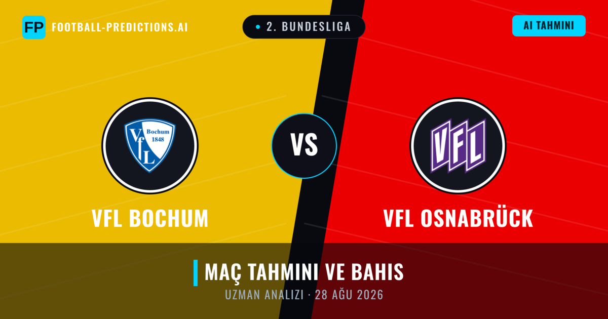 VfL Bochum - VfL Osnabrück — maç tahmini ve önizleme