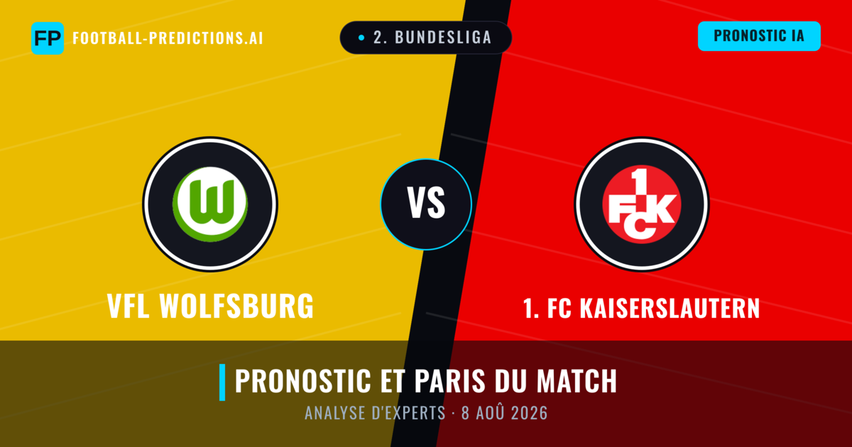 VfL Wolfsburg vs 1. FC Kaiserslautern — pronostic et avant-match