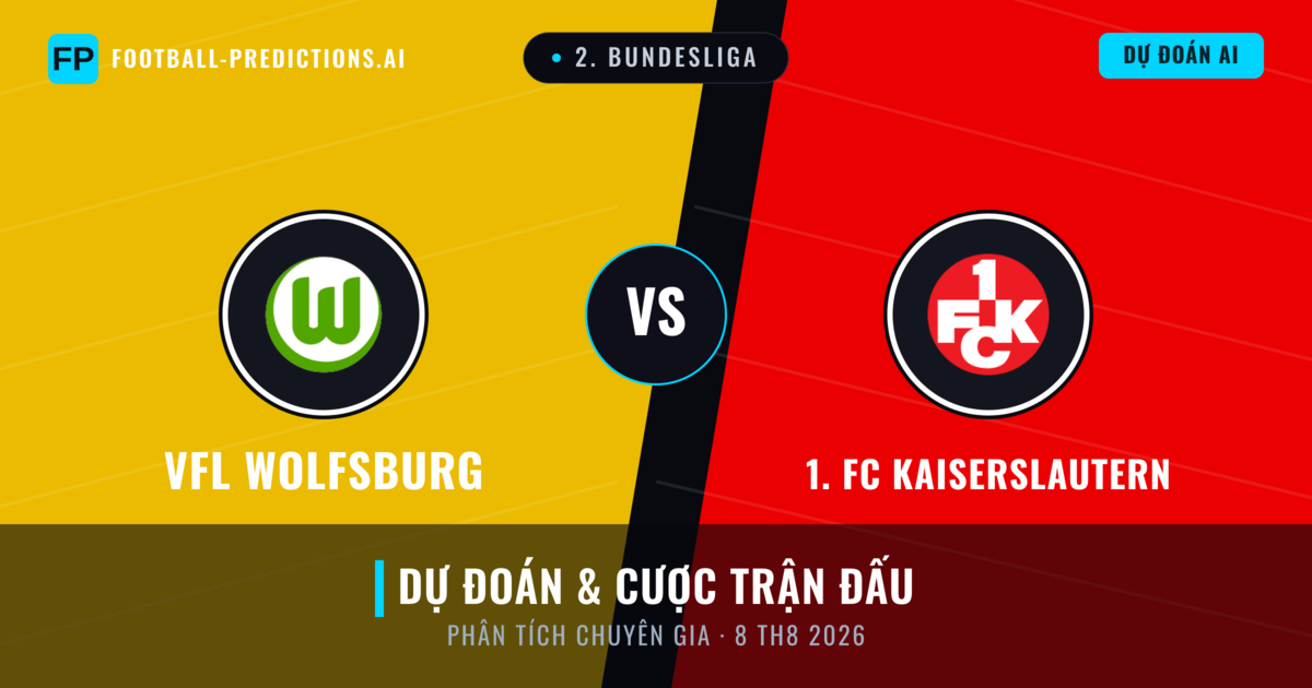 VfL Wolfsburg vs 1. FC Kaiserslautern — dự đoán và xem trước trận đấu