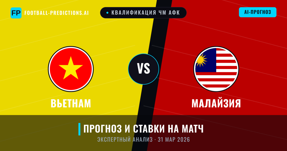 Вьетнам – Малайзия — прогноз и превью матча