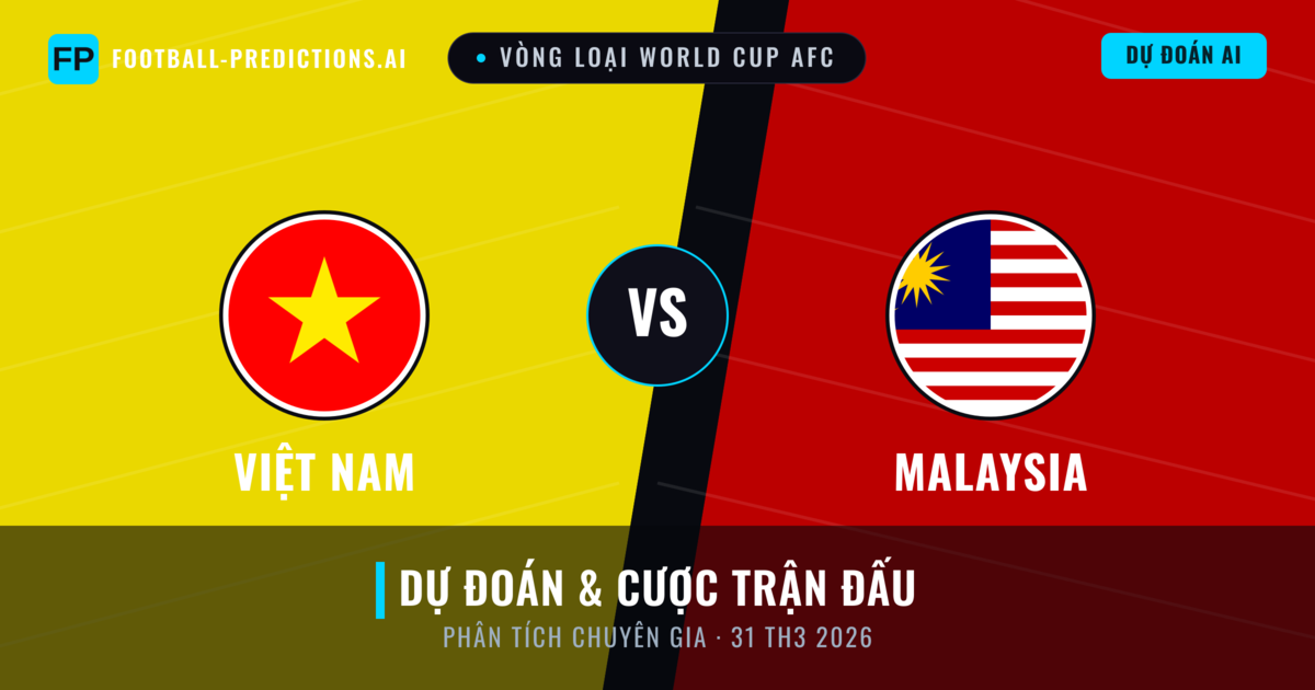 Việt Nam vs Malaysia — dự đoán và xem trước trận đấu
