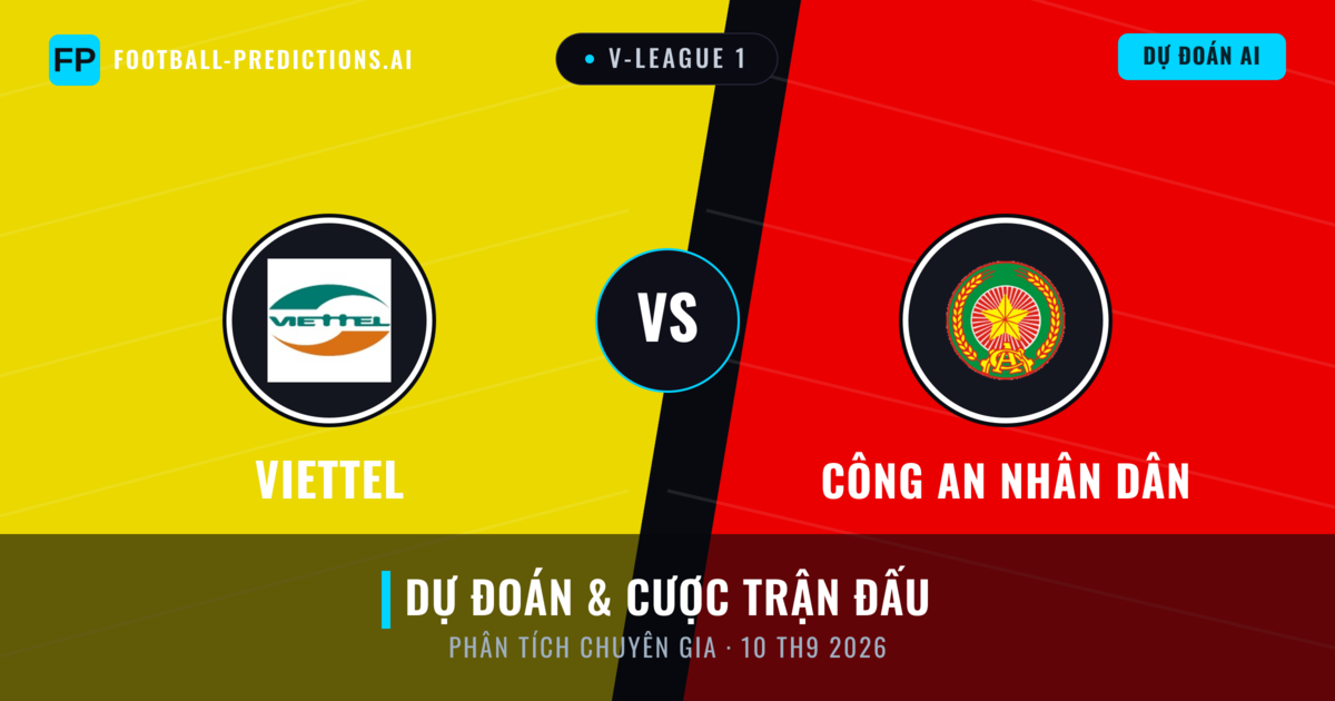 Viettel vs Công An Nhân Dân — dự đoán và xem trước trận đấu