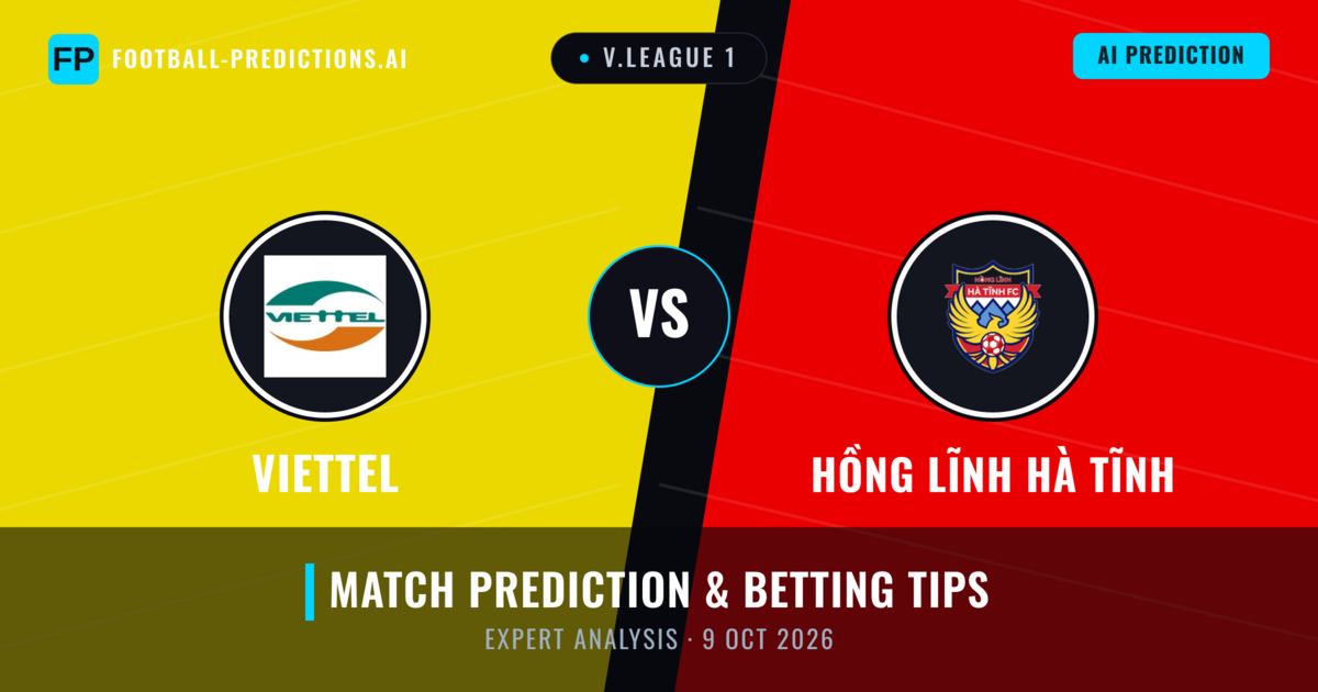 Viettel vs Hồng Lĩnh Hà Tĩnh — match prediction & preview