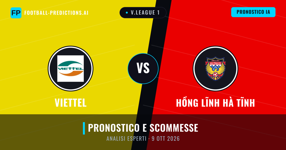Viettel vs Hồng Lĩnh Hà Tĩnh — pronostico e anteprima del match