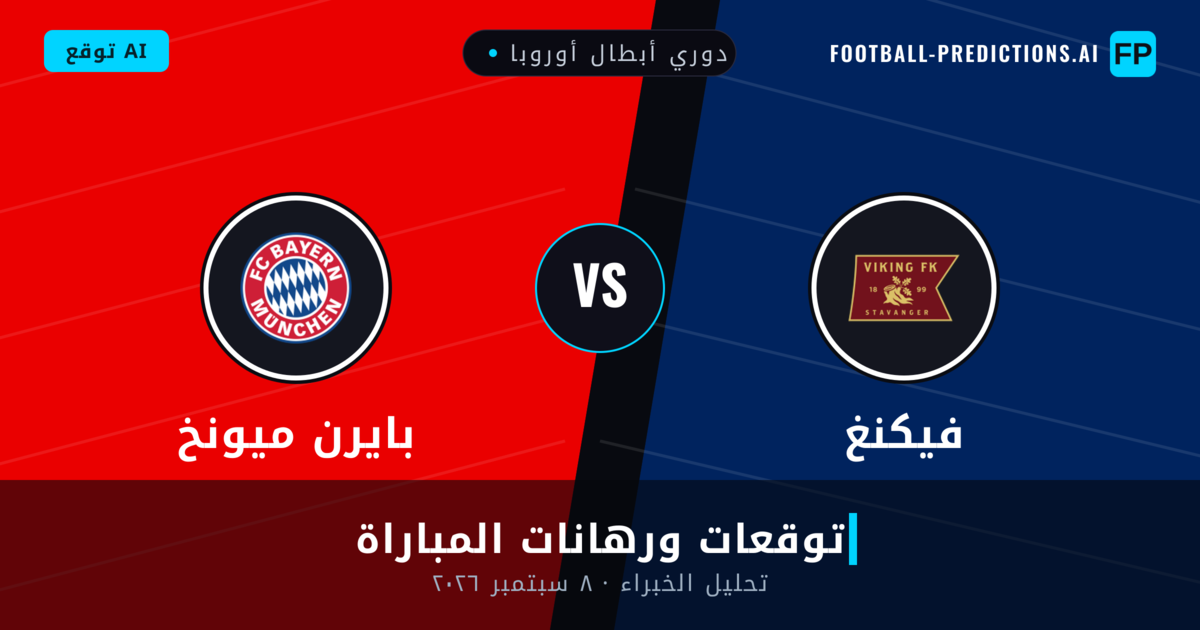 فيكنغ ضد بايرن ميونخ — توقعات ومعاينة المباراة