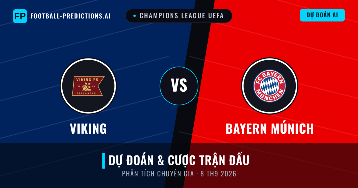 Viking vs Bayern Múnich — dự đoán và xem trước trận đấu