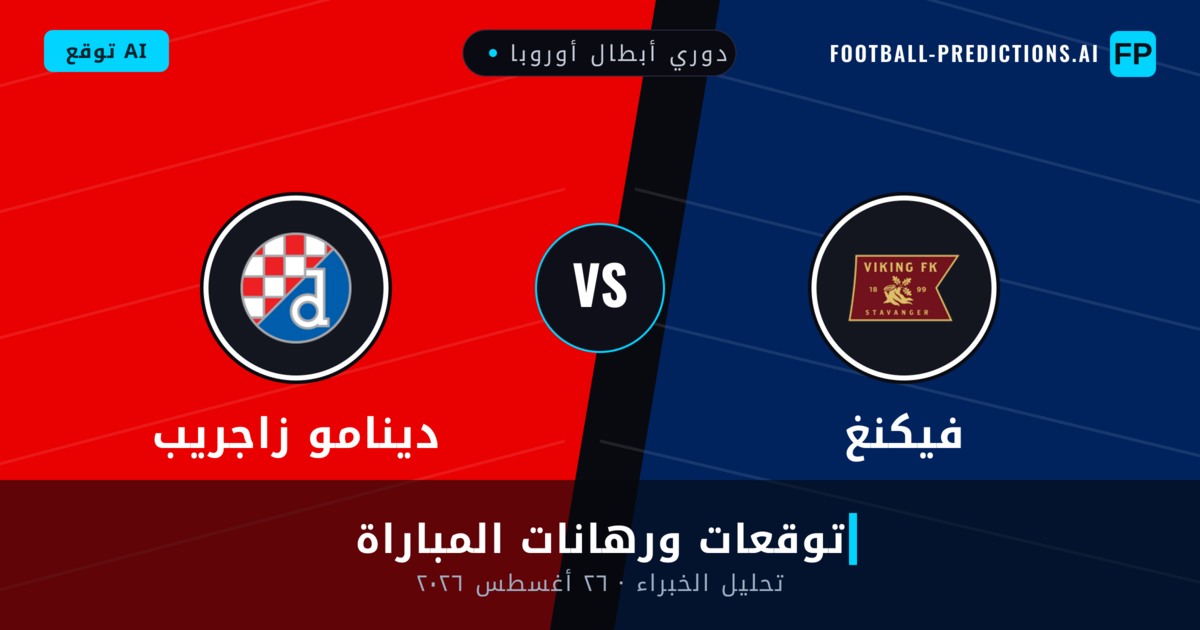 فيكنغ ضد دينامو زاجريب — توقعات ومعاينة المباراة