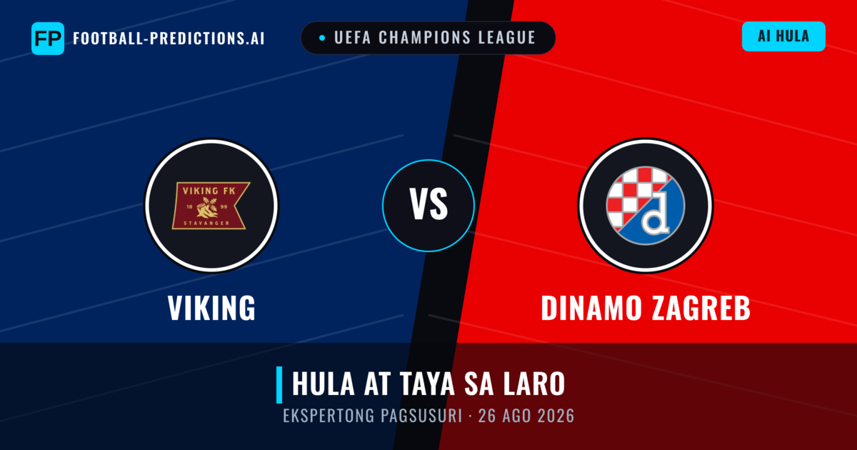 Viking vs Dinamo Zagreb — hula at preview ng laban