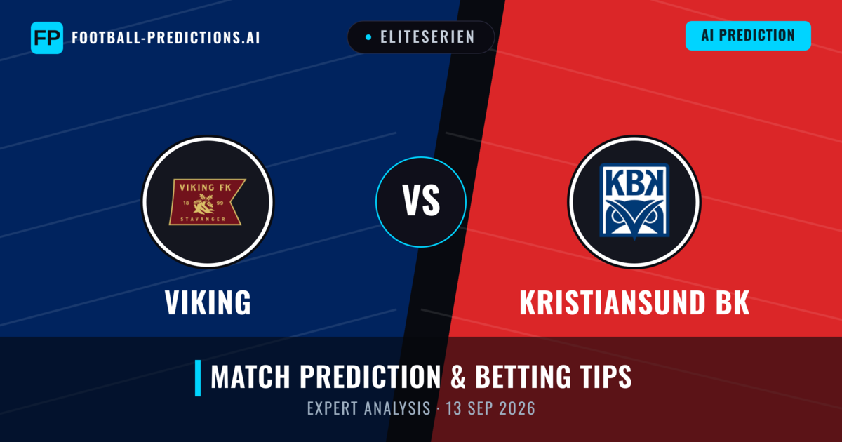 Viking vs Kristiansund BK — match prediction & preview