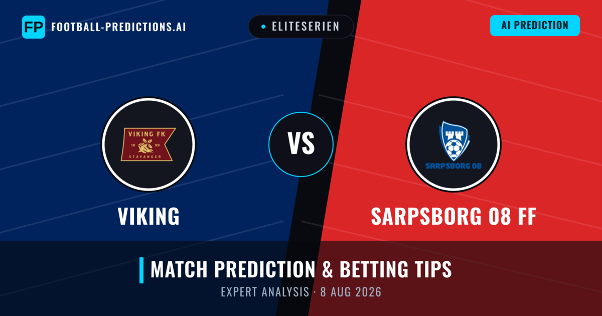 Viking vs Sarpsborg 08 FF — match prediction & preview
