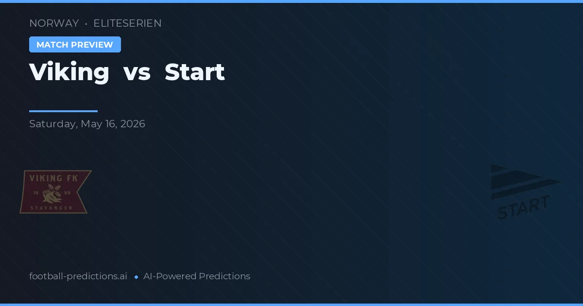 Viking vs Start — pronostico e anteprima del match