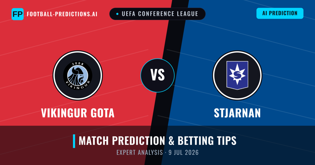 Stjarnan vs Vikingur Gota — match prediction & preview