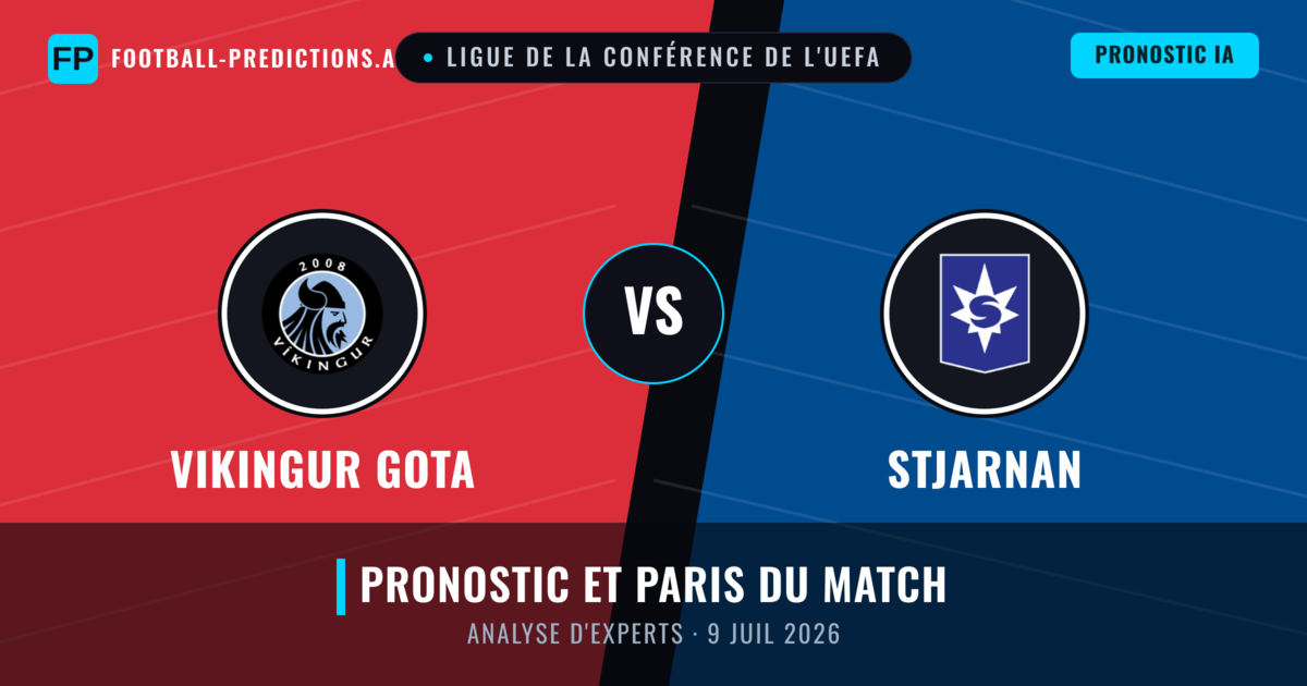 Stjarnan vs Vikingur Gota — pronostic et avant-match