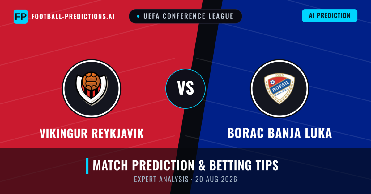 Vikingur Reykjavik vs Borac Banja Luka — match prediction & preview