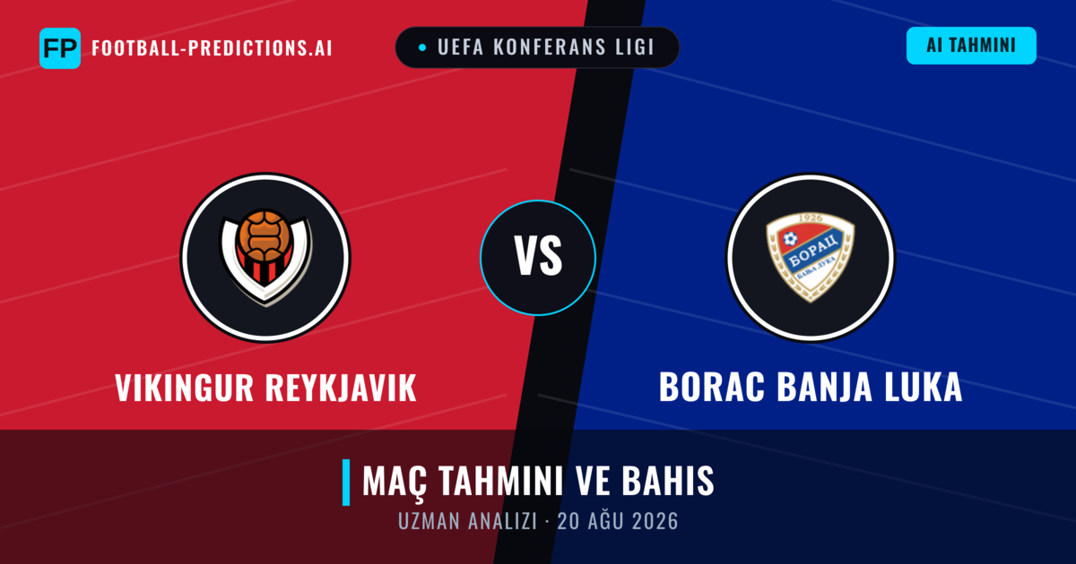 Vikingur Reykjavik - Borac Banja Luka — maç tahmini ve önizleme