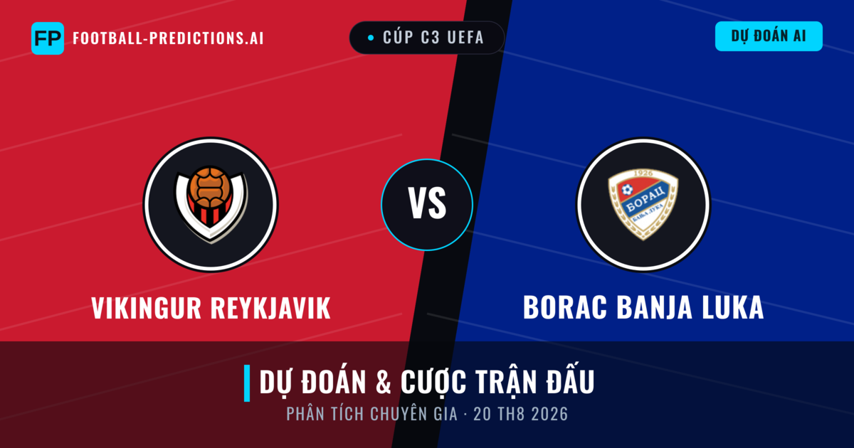 Vikingur Reykjavik vs Borac Banja Luka — dự đoán và xem trước trận đấu
