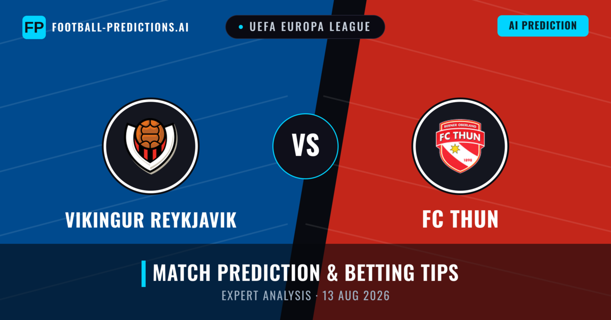 Vikingur Reykjavik vs FC Thun — match prediction & preview