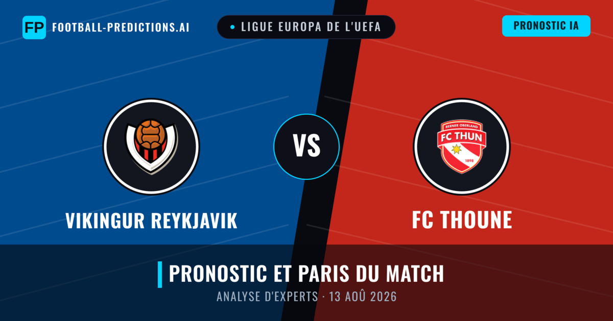 Vikingur Reykjavik vs FC Thoune — pronostic et avant-match