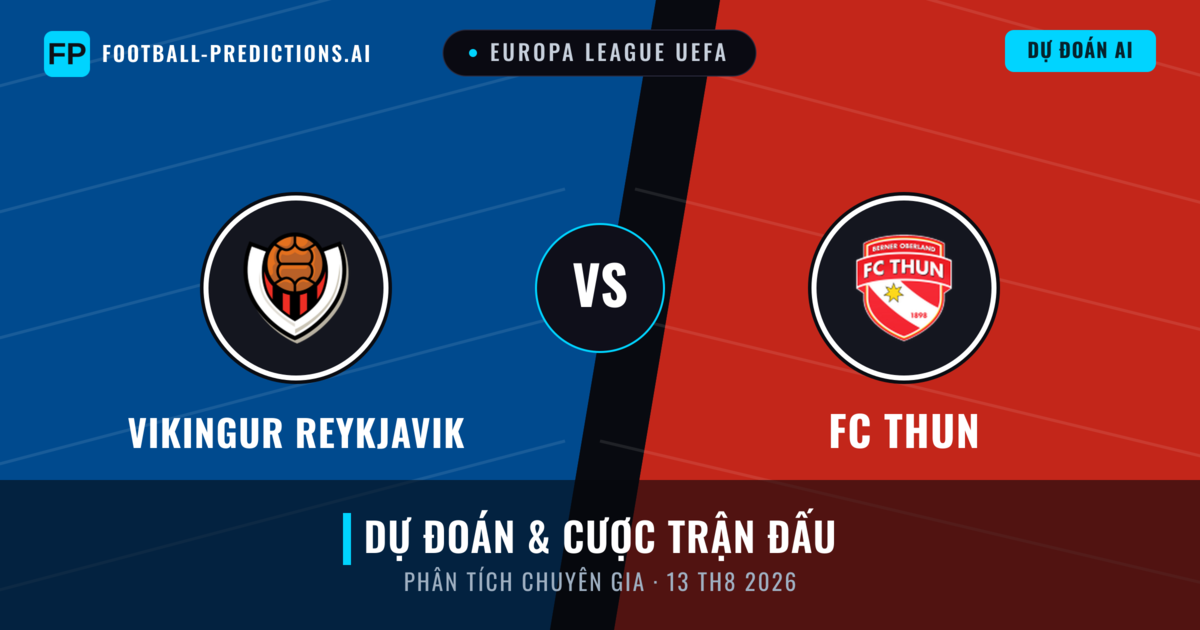Vikingur Reykjavik vs FC Thun — dự đoán và xem trước trận đấu