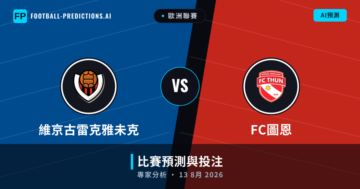 維京古雷克雅未克 vs FC圖恩 — 比赛预测和前瞻