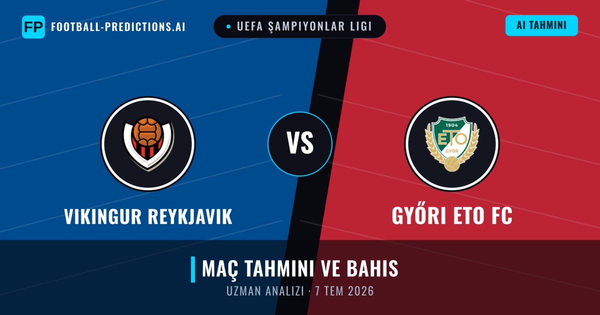 Vikingur Reykjavik - Győri ETO FC — maç tahmini ve önizleme