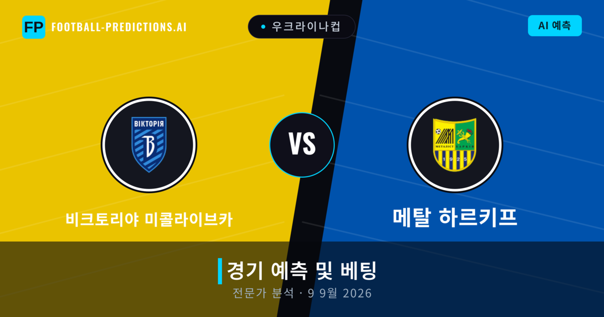 비크토리야 미콜라이브카 대 메탈 하르키프 — 경기 예측 및 프리뷰