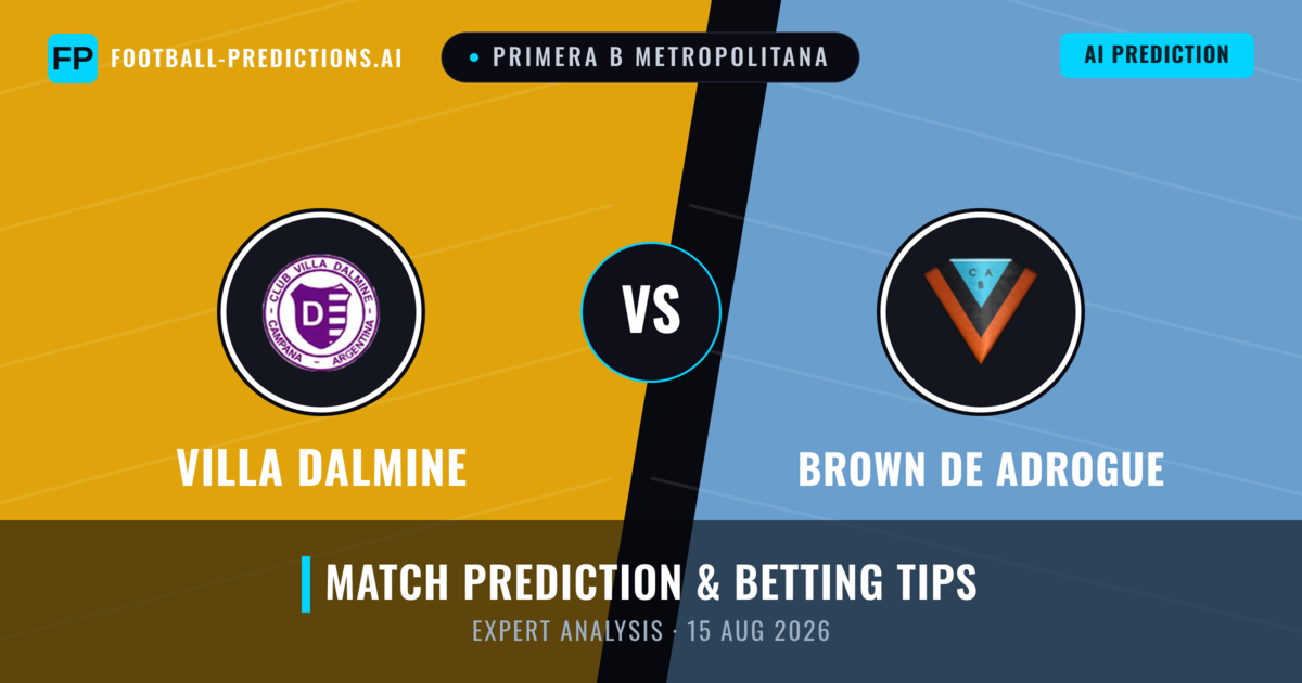 Villa Dalmine vs Brown DE Adrogue — match prediction & preview