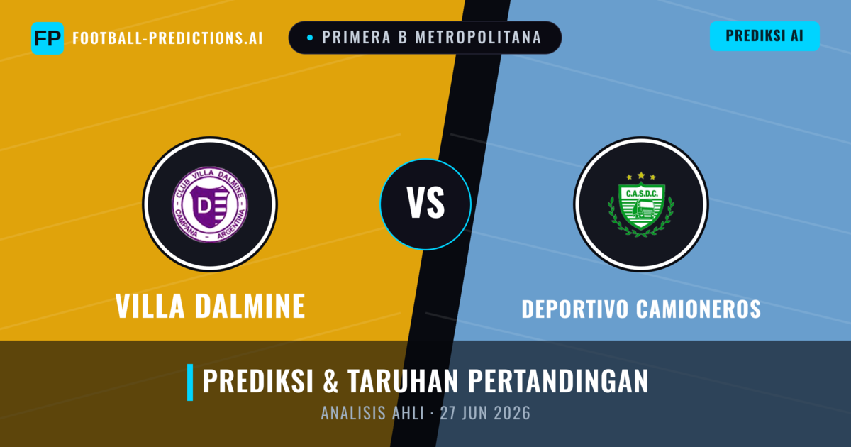 Villa Dálmine vs Deportivo Camioneros — prediksi dan pratinjau pertandingan