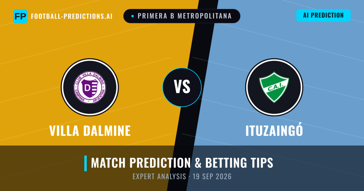 Villa Dalmine vs Ituzaingó — match prediction & preview